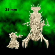 iskelet Lordlar 28mm savaş oyunu masaüstü Warhammer minyatür krallar don Eskice Mordheim squelette 3d print model - Mito3D