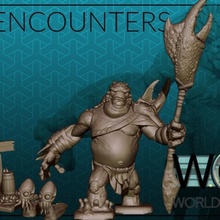 epic encounters swamp king store giant miniatures rpg terrain tabletop dnd wor worldsoverrun haldane 3d print model - Mito3D