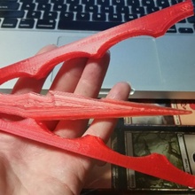 mothra butterfly knife trainer prop cosplay 3d print model - Mito3D