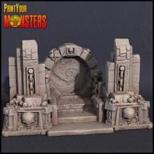 Zombie Portal Tischplatte Spiel Monster Rollenspiel Kriegshammer Patreon dnd Emmanuel Pfadfinder Loslassen printyourmonsters 3d print model - Mito3D