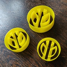 Frieden Zeichen Polymer Lehm Cutter Plätzchen 3d print model - Mito3D