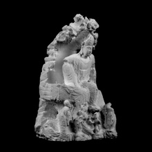 guanyin dragão trono museu real ontário scan 3d print model - Mito3D
