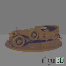mafia game inspired diorama car hat gun vintage wall york ny tommygun 3d print model - Mito3D