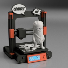 micro imprimante diorama mini mec wekster prusa 3d print model - Mito3D