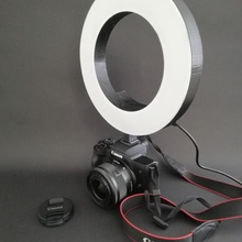 DIY 3d druckbar Kamera Ring Licht Design Fotografie Produktdesign Bilder Fotos Videos 3d print model - Mito3D