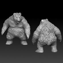 wild bear tabletop animal creature miniature 3d print model - Mito3D