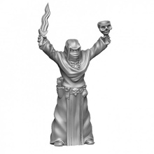 cultist ritual cup dagger - supportless model tabletop wizard miniature mage warlock 3d print model - Mito3D