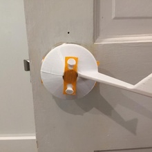covid-19 doorknob opener forearm accessibility health accesibility 3d print model - Mito3D