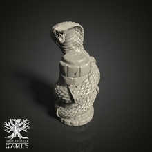 serpiente pilar mesa accesorio juego azar terreno d 28mm dnd 32mm 3d print model - Mito3D