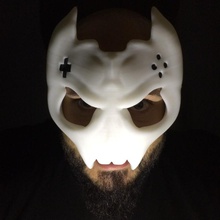 Schuld controller Maske props cosplay gaming Schädel youtube blamethecontroller gamer 3d print model - Mito3D
