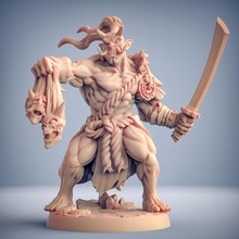 oni clan modulare terra tavolo draghi dungeon giapponese mini mostro orco rpg unità miniatura incontrare dnd ttrpg artigiano gilda 3d print model - Mito3D