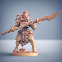 oni clan modulare terra signora tavolo draghi dungeon femmina giapponese mini mostro orco rpg unità miniatura incontrare dnd ttrpg artigiano 3d print model - Mito3D