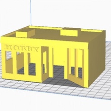 passatempo loja construção casa modelo escala estrutura ho 3d print model - Mito3D