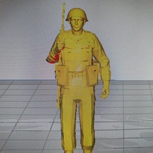 plastic soldier wwii 3d print model - Mito3D