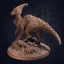 fantasy dinosaur tabletop creature dino dragon dragons dungeons epic lizard mini monster mount reptile miniature trappers jungle dnd ttrpg lodge patthfinder 3d print model - Mito3D