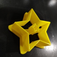 star pendant polymer clay cutter 3d print model - Mito3D