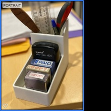 stamps holder 3d print model - Mito3D