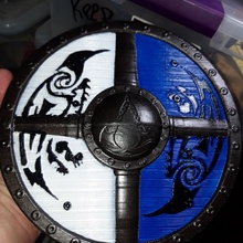 assassins creed valhalla - shield fan art prop viking videogames assassinscreed fanart ac 3d print model - Mito3D