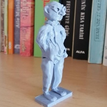 oldman figure sculpt teacher professor caricature 3d print model - Mito3D