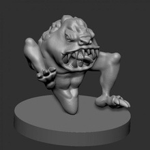 kavernöz canavar ii fantezi goblinler mağara 3d print model - Mito3D