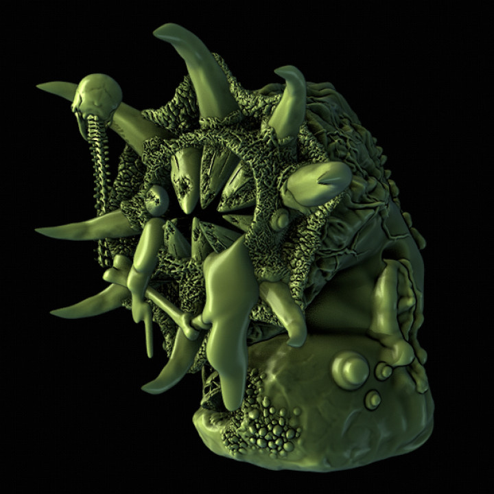 pus dweller tabletop monster dnd anycubic photon fullsized 3D print model - Mito3D