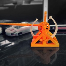 da vinci mini catapult office toy toys engineer davinci 3d print model - Mito3D