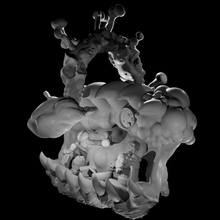 meyhane masa fener mimik canavar masaüstü kemikler oyun diş ölüm reçine dnd kübik foton 3d print model - Mito3D
