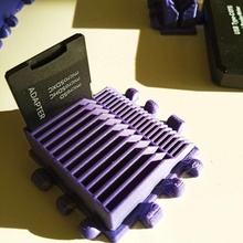 organizador polypanels suporte escrivaninha USB sd polipanel 3d print model - Mito3D