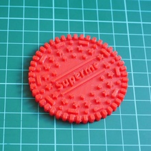 superme biscuit oreo supreme homage 3d print model - Mito3D