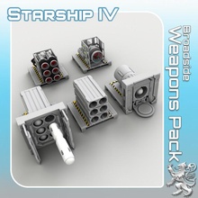 largo armas pacote tampo mesa miniaturas sci fi Estrela terreno guerra scifi nave estelar aterrissagem 28mm hangar openlock viajante Perigo localizador estrelas 3d print model - Mito3D