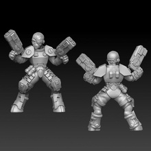 alien gg gunslinger tabletop gun sci-fi soldier warrior miniature 3d print model - Mito3D