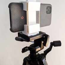 Telefono adattatore montare treppiedi gadget elettronica i phone Android quick release selfie stick 3d print model - Mito3D