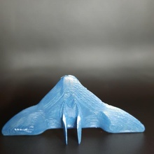 aeowa plane airplane futuristic model spaceship toys sciencefiction 3d print model - Mito3D