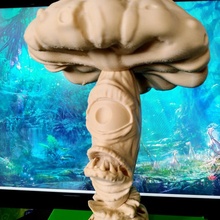 alien mushroom horror monster parts creepy keyed 3d print model - Mito3D