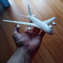 Flugzeug Ender Airbus Cura Solidworks Realität Verkehrsflugzeug ender3 a380 3d print model - Mito3D