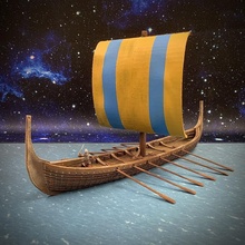 mondes yacht drakkar table fantaisie historique miniatures terrain jeux guerre wargaming miniature norrois jouer rôle mythe vikings saga 32mm escarmouche 30mm ttrpg polymodulaire 3d print model - Mito3D