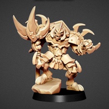 lord blades tabletop dragons dungeons sculpt boardgame dnd warforged eberron 3d print model - Mito3D