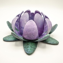 lotus fleur art belle décoration intérieur lampe nature bureau bougie chauffe plat valentines maison fête mères soutiens 3d print model - Mito3D