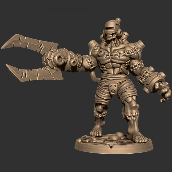 Wargast kludge brute masaüstü fantezi Golem korku minyatürler ölümsüz savaş oyunları Warhammer Frankenstein bilimkurgu dnd yol bulucu ttrpg battleyakminyatürleri yeniden canlandırıcılar 3D print model - Mito3D