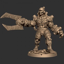 Wargast kludge brute masaüstü fantezi Golem korku minyatürler ölümsüz savaş oyunları Warhammer Frankenstein bilimkurgu dnd yol bulucu ttrpg battleyakminyatürleri yeniden canlandırıcılar 3d print model - Mito3D