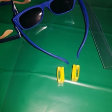 pantalla protectora pára gafas flexível Sol vírus tpu careta facil nuevo coronavírus covid proteção pinzas rápido purificado 3d print model - Mito3D