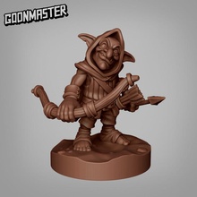 goblin archer 3 tabletop arrows dragons dungeons minion rpg miniature enemy dnd pathfinder bowman 3d print model - Mito3D