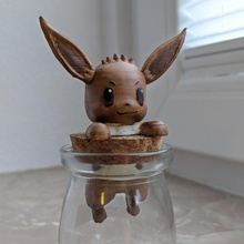 candy jar eevee nintendo cute pokemon fanart 3d print model - Mito3D