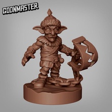 goblin trapper 1 tabletop bear fantasy miniatures minion wargaming enemy trap dnd pathfinder 3d print model - Mito3D