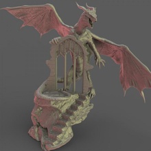 dragon tabletop monster warhammer miniature dwarf wargame sigmar aos 3d print model - Mito3D