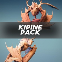 strange pack tabletop print creature monster owl lord kipine kipines 3d print model - Mito3D