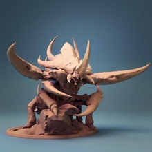 insecto Rey mesa impresión criatura monstruo señor dnd ankheg insectoide ankhing 3d print model - Mito3D