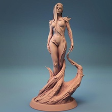 dryad tabletop print creature women lord nude naked boobs 3d print model - Mito3D