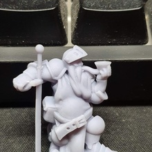 dwarf knight fantasy 3d print model - Mito3D
