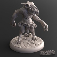 Troll pre supported mesa criatura dragones mazmorras mini miniaturas monstruo rpg colosal d 28mm dnd 32mm 3d print model - Mito3D